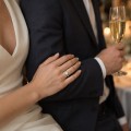 Demi - Μονόπετρο δαχτυλίδι με στρογγυλό μοϊσανίτη και μερικό καστόνι